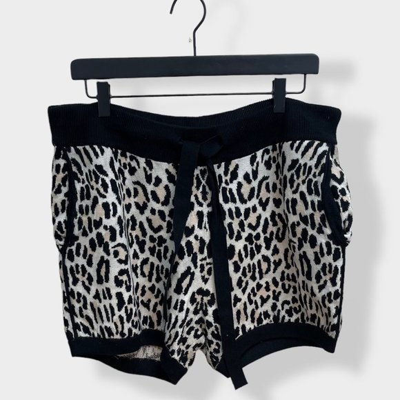 10c Derek Lam/Cusp Leopard print Track Shorts‎ XL - Picture 1 of 5